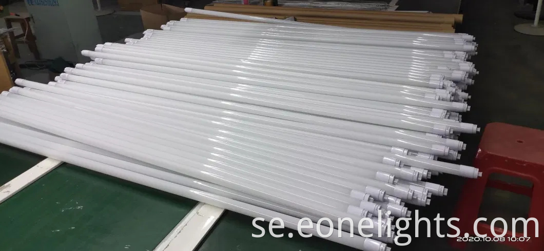 Full Glass LED T8 58W 1500mm Glass+Plast Material Tube Light